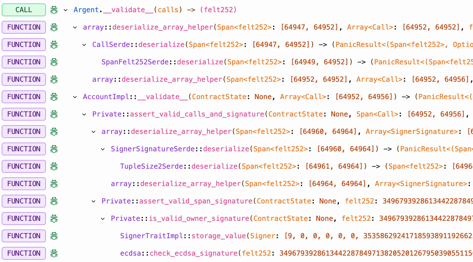 validate frame