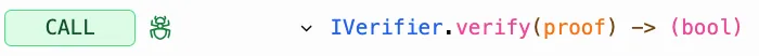 verify() entrypoint