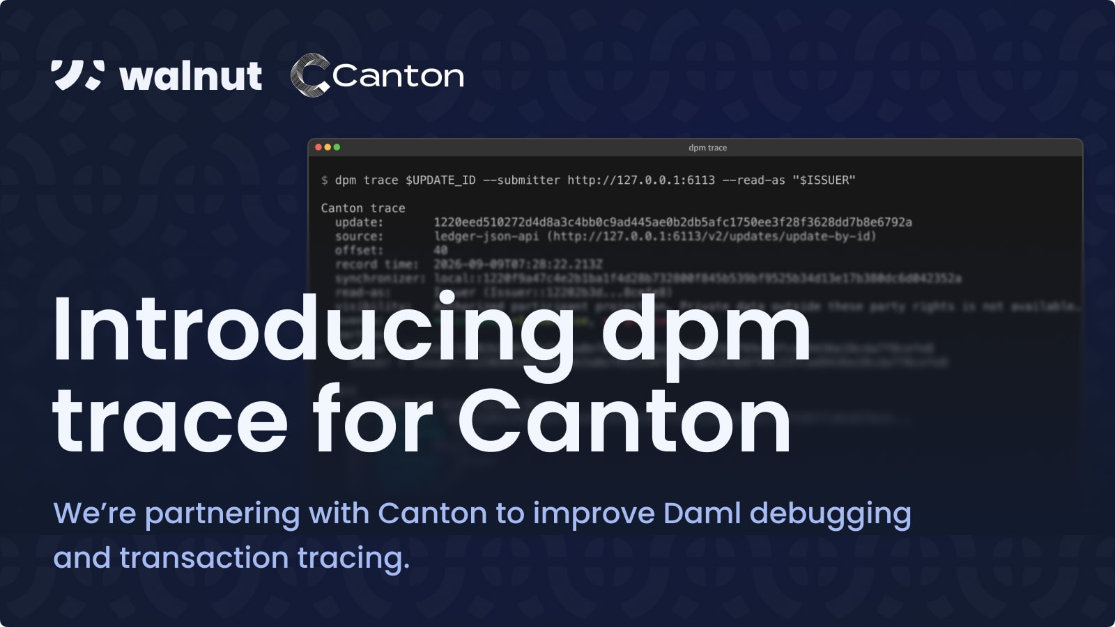dpm trace release banner